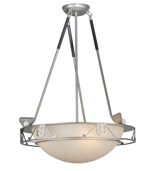 Meyda Tiffany Golf 113230 Pendant Light - Chrome