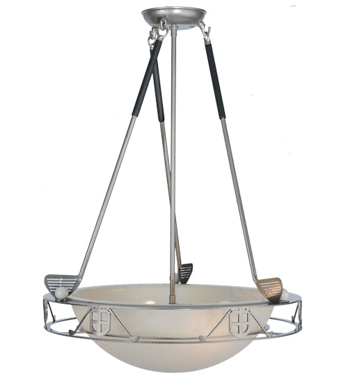 Meyda Tiffany Golf 113230 Pendant Light - Chrome