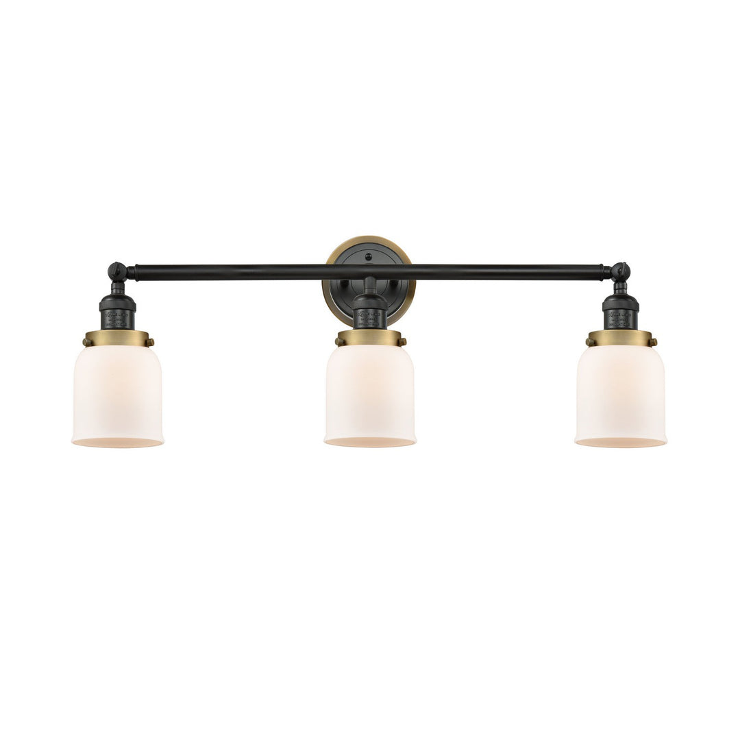 Innovations Franklin Restoration 205BK-BPBB-HRBB-G51 Bath Vanity Light 30 in. wide - Matte Black