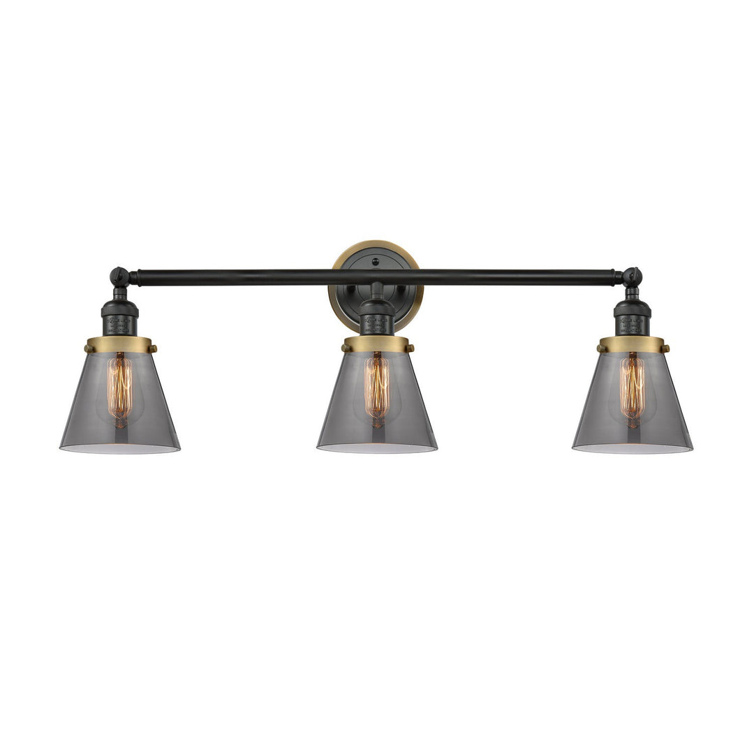 Innovations Franklin Restoration 205BK-BPBB-HRBB-G63 Bath Vanity Light 30 in. wide - Matte Black