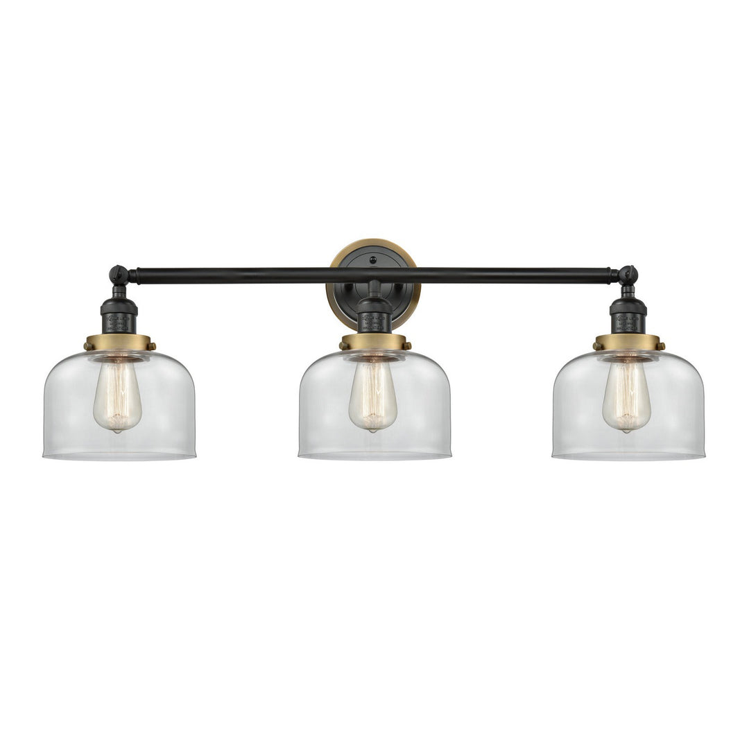Innovations Franklin Restoration 205BK-BPBB-HRBB-G72 Bath Vanity Light 32 in. wide - Matte Black