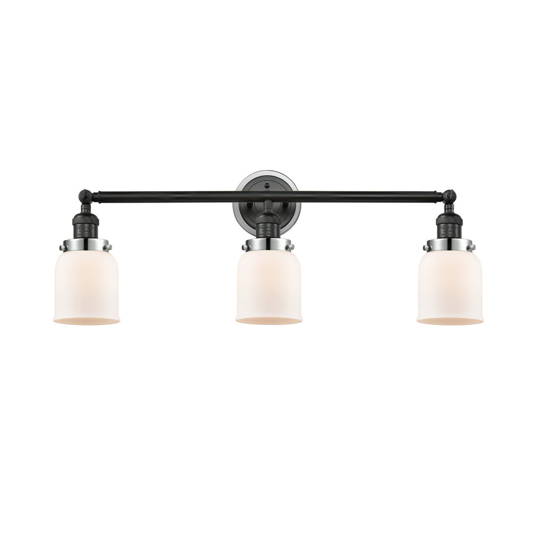 Innovations Franklin Restoration 205BK-BPPC-HRPC-G51 Bath Vanity Light 30 in. wide - Matte Black