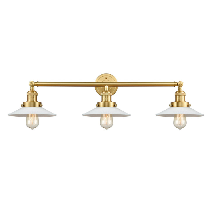 Innovations Franklin Restoration 205-SG-G1-LED Bath Vanity Light 33 in. wide - Satin Gold