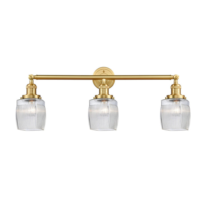 Innovations Franklin Restoration 205-SG-G302-LED Bath Vanity Light 32 in. wide - Satin Gold