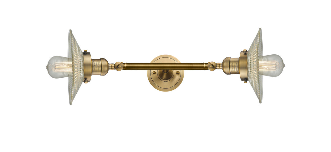 Innovations Franklin Restoration 208L-BB-G2-LED Bath Vanity Light 9 in. wide - Brushed Brass
