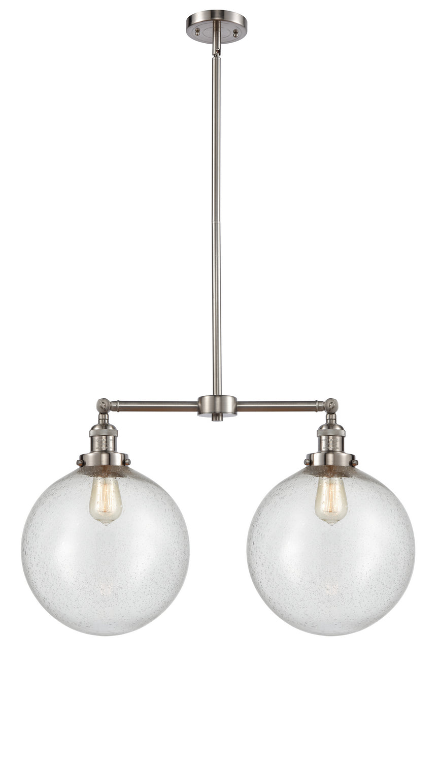 Innovations Franklin Restoration 209-SN-G204-12-LED Pendant Light - Brushed Satin Nickel