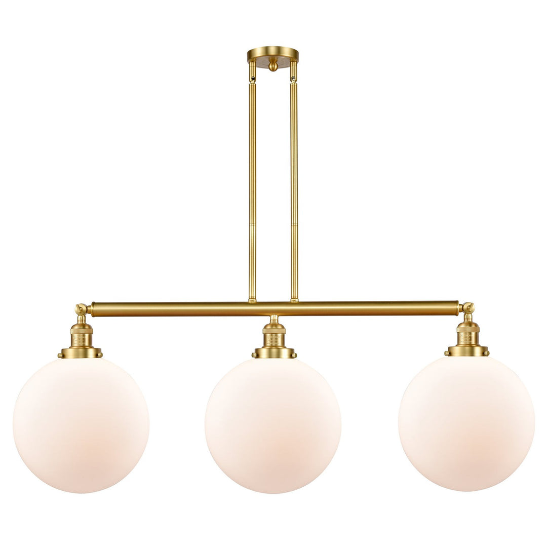 Innovations Franklin Restoration 213-SG-G201-12-LED Pendant Light - Satin Gold