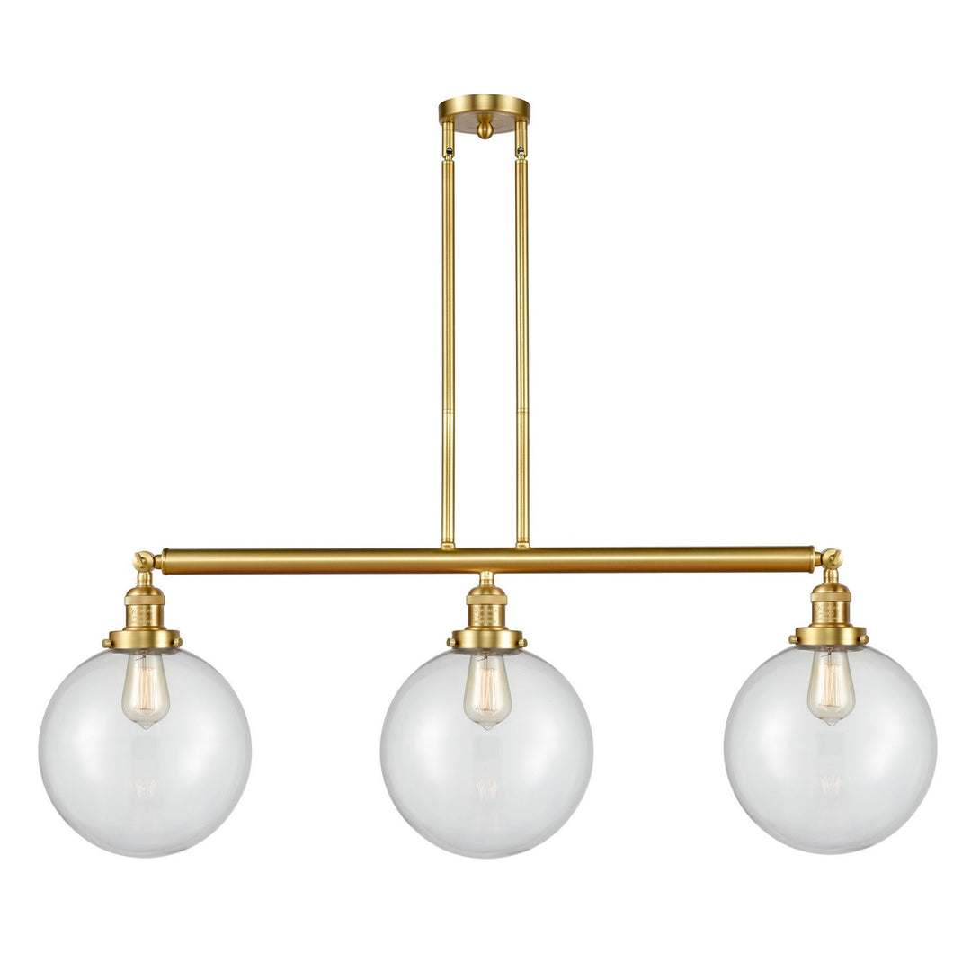 Innovations Franklin Restoration 213-SG-G202-10-LED Pendant Light - Satin Gold