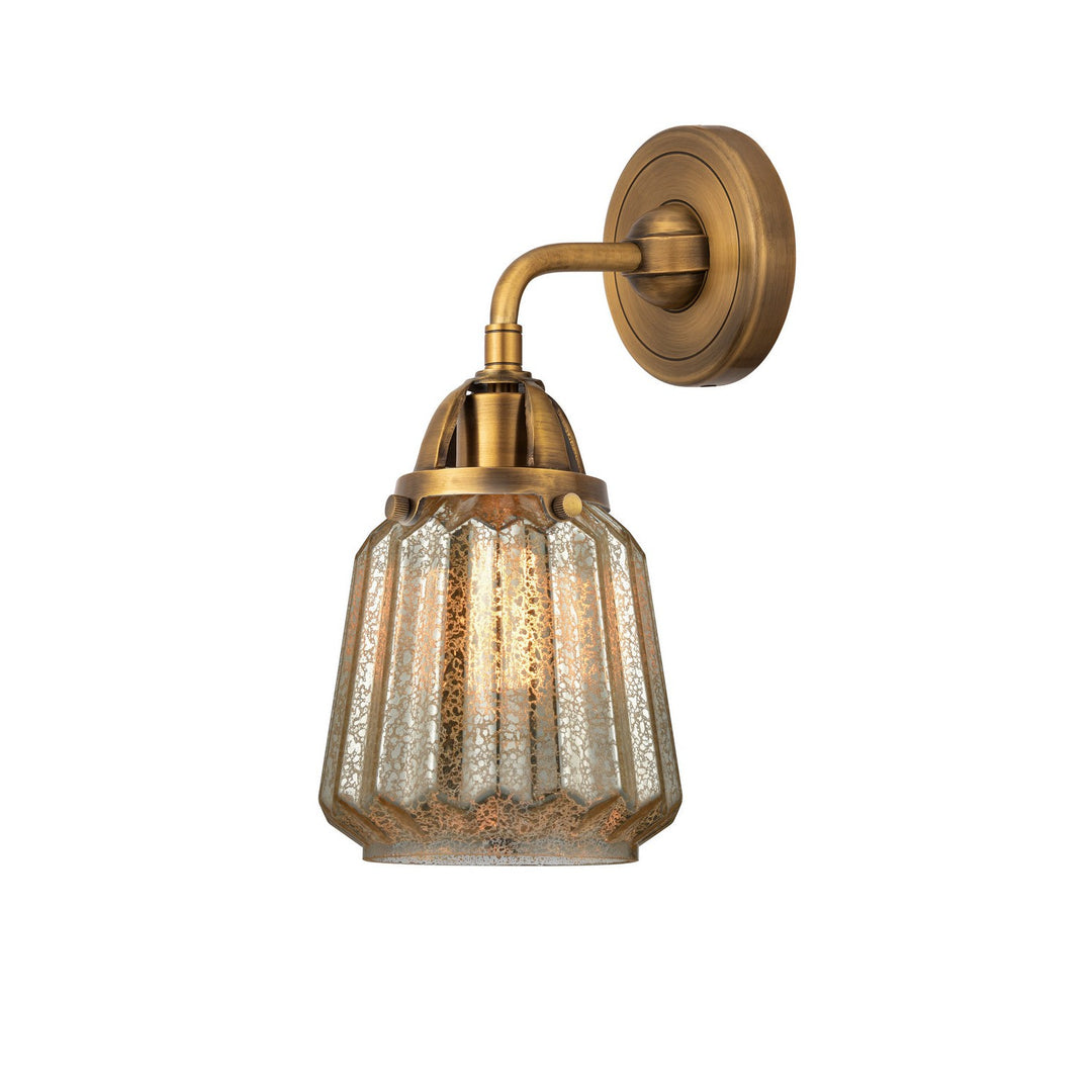 Innovations Nouveau 2 288-1W-BB-G146 Wall Sconce Light - Brushed Brass