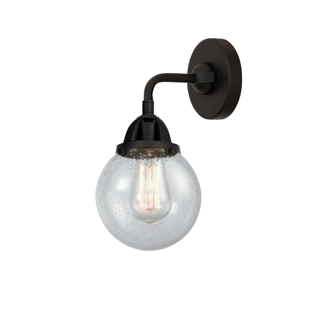 Innovations Nouveau 2 288-1W-BK-G204-6 Wall Sconce Light - Matte Black