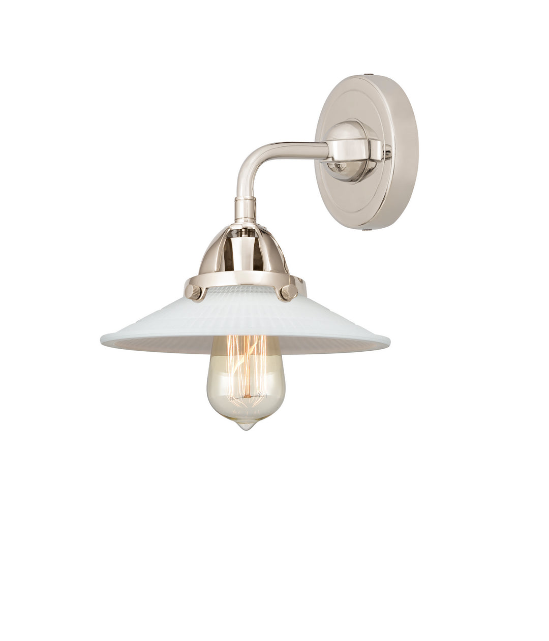 Innovations Nouveau 2 288-1W-PN-G1 Wall Sconce Light - Polished Nickel