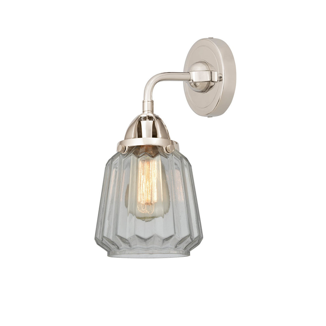 Innovations Nouveau 2 288-1W-PN-G142 Wall Sconce Light - Polished Nickel