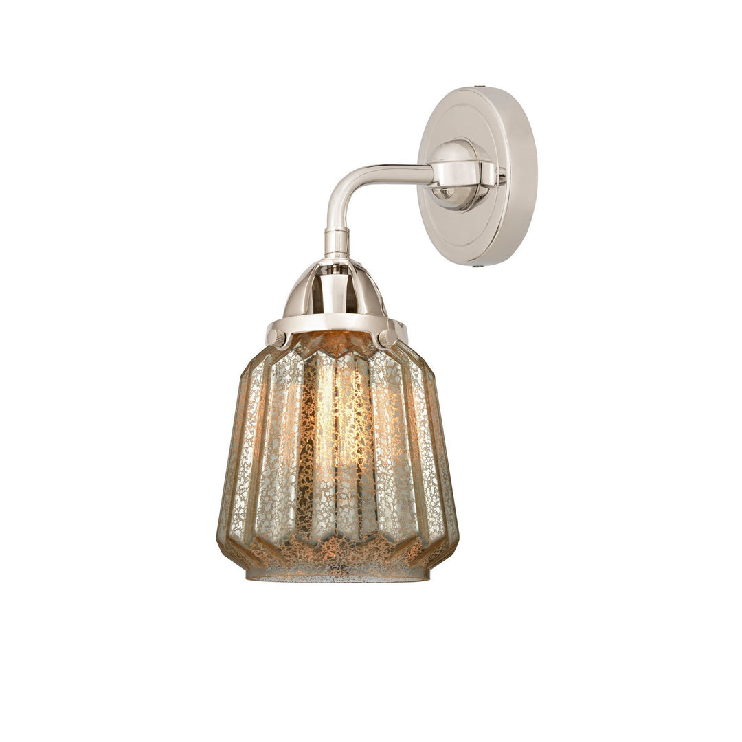 Innovations Nouveau 2 288-1W-PN-G146 Wall Sconce Light - Polished Nickel