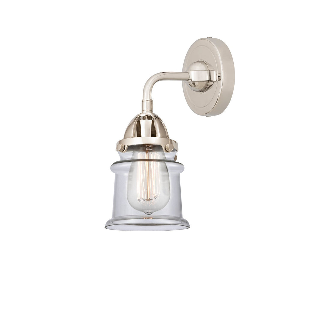 Innovations Nouveau 2 288-1W-PN-G182S Wall Sconce Light - Polished Nickel