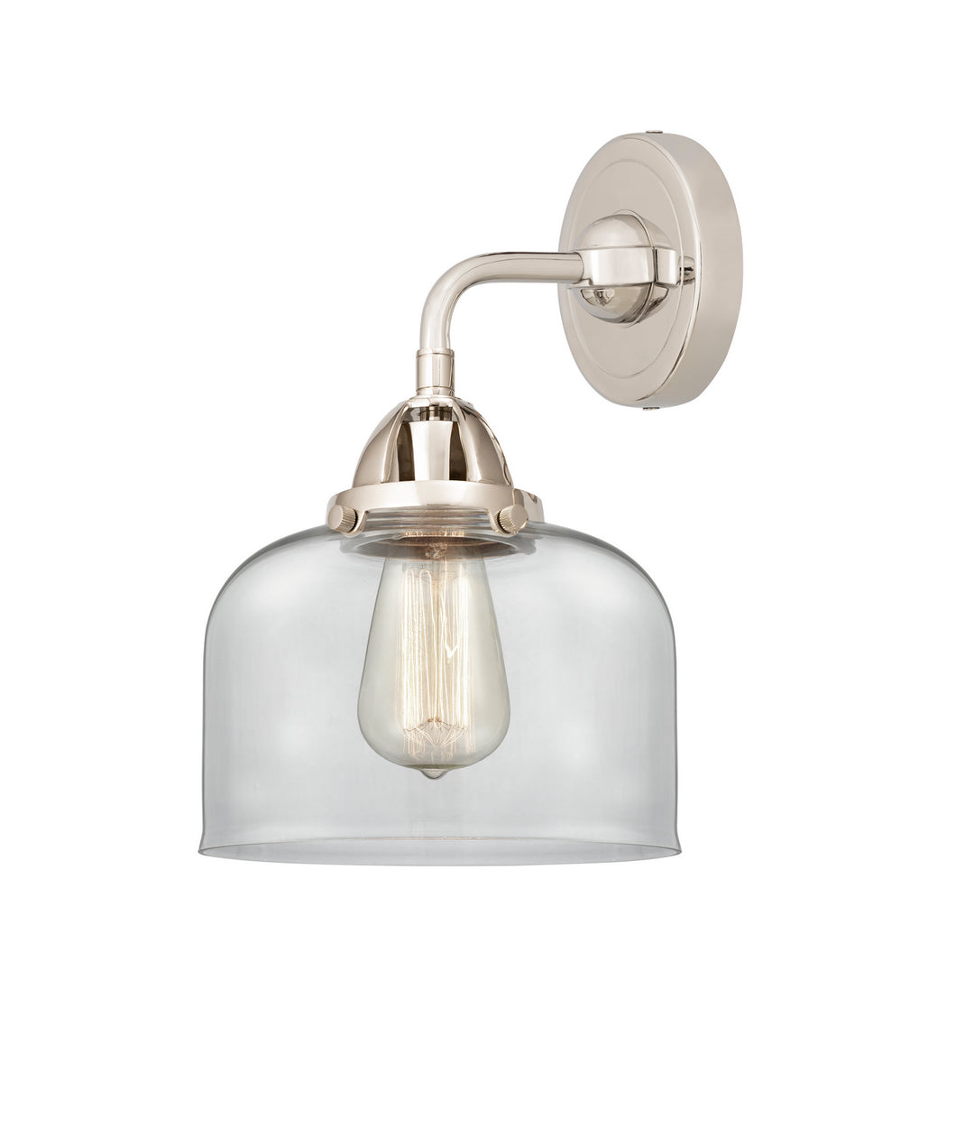 Innovations Nouveau 2 288-1W-PN-G72 Wall Sconce Light - Polished Nickel