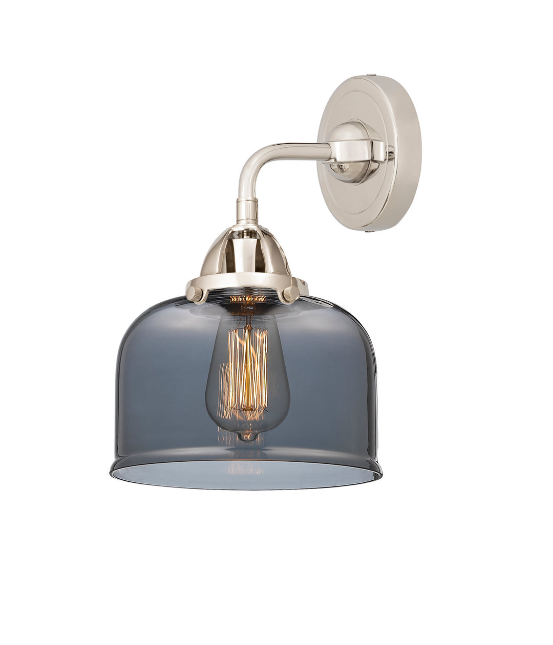 Innovations Nouveau 2 288-1W-PN-G73 Wall Sconce Light - Polished Nickel
