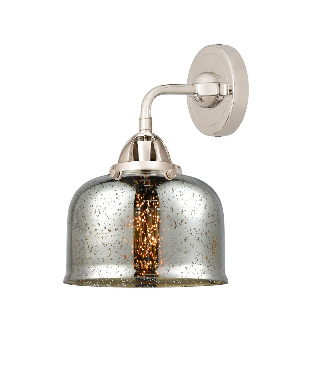 Innovations Nouveau 2 288-1W-PN-G78 Wall Sconce Light - Polished Nickel