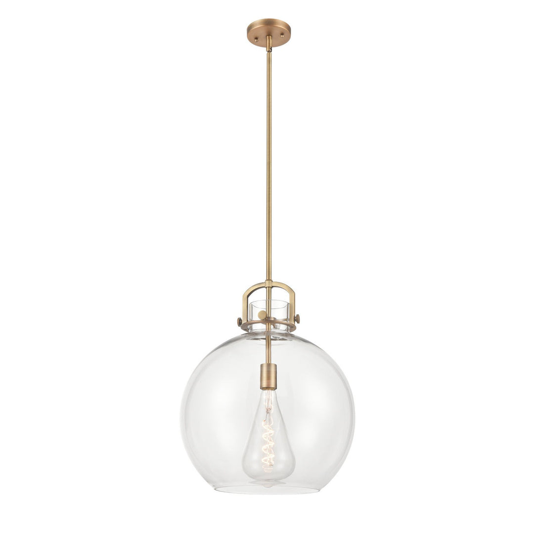 Innovations Newton 410-1S-BB-16CL Pendant Light - Brushed Brass