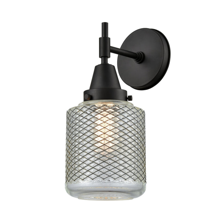 Innovations Caden 447-1W-BK-G262 Wall Sconce Light - Matte Black