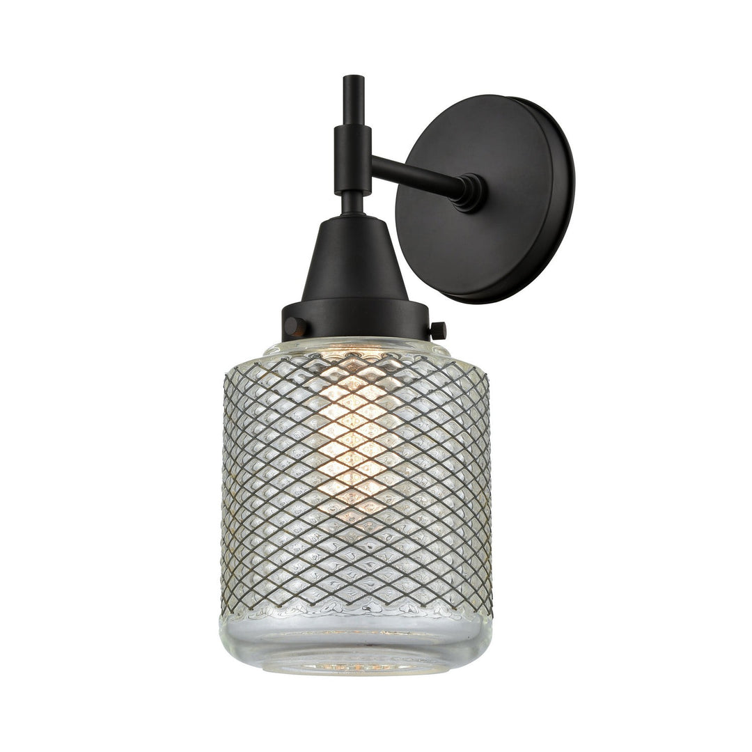 Innovations Caden 447-1W-BK-G262-LED Wall Sconce Light - Matte Black
