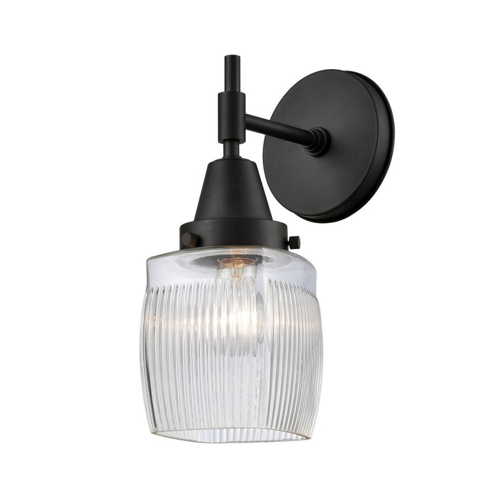 Innovations Caden 447-1W-BK-G302-LED Wall Sconce Light - Matte Black