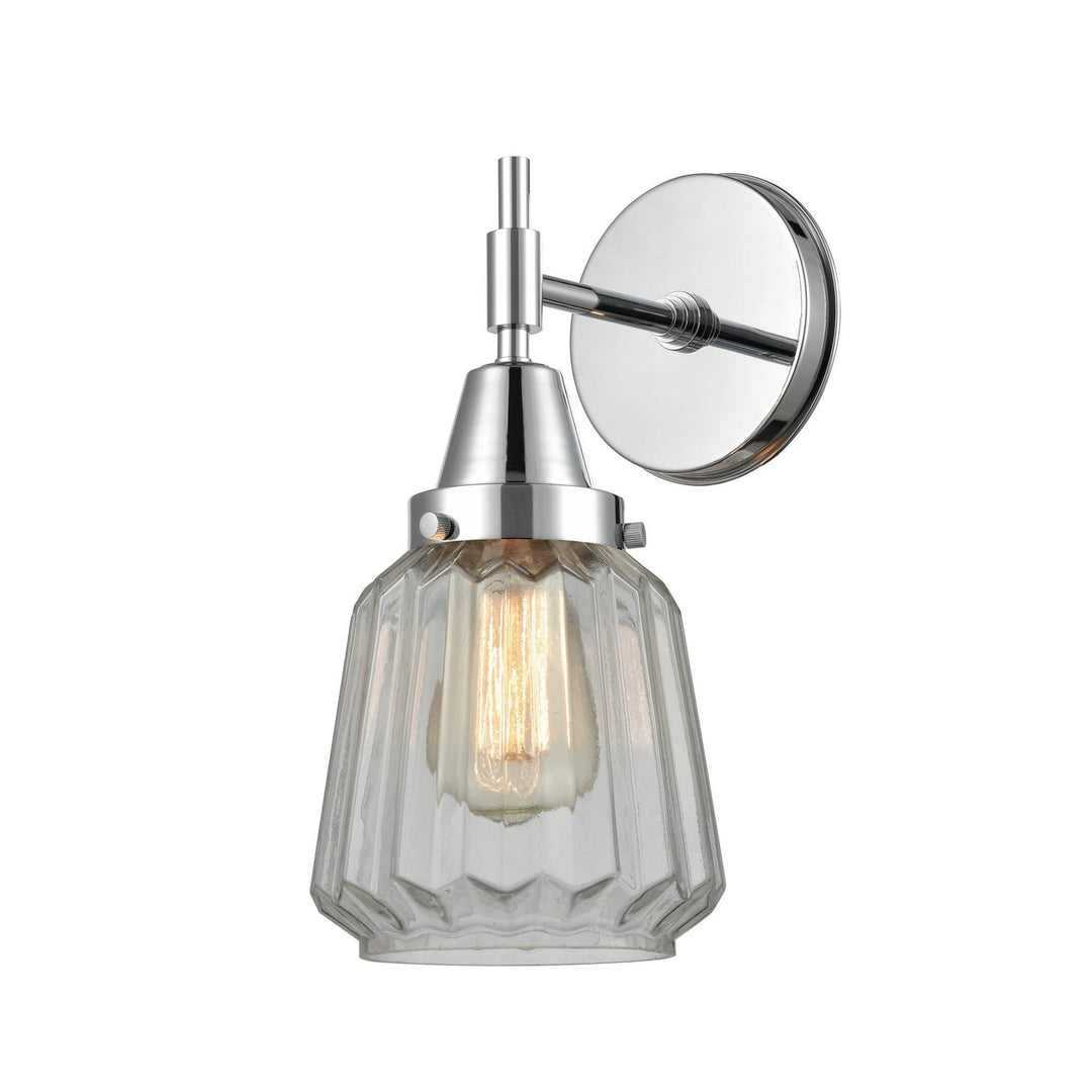 Innovations Caden 447-1W-PC-G142-LED Wall Sconce Light - Polished Chrome