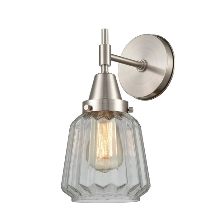 Innovations Caden 447-1W-SN-G142 Wall Sconce Light - Satin Nickel