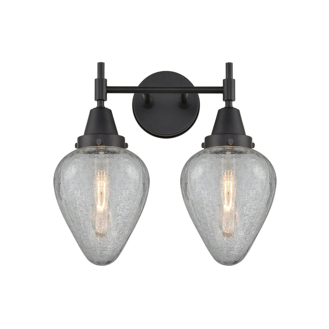 Innovations Caden 447-2W-BK-G165 Bath Vanity Light 16 in. wide - Matte Black