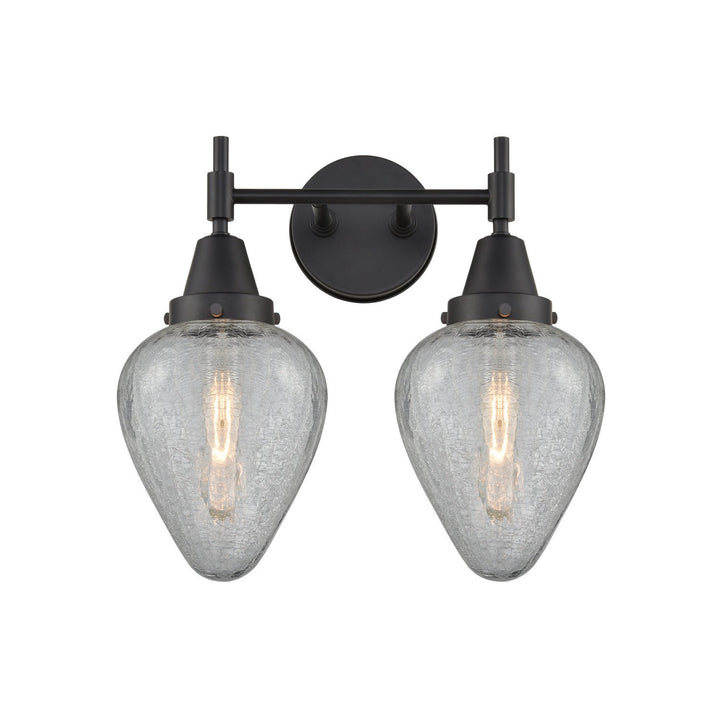 Innovations Caden 447-2W-BK-G165 Bath Vanity Light 16 in. wide - Matte Black