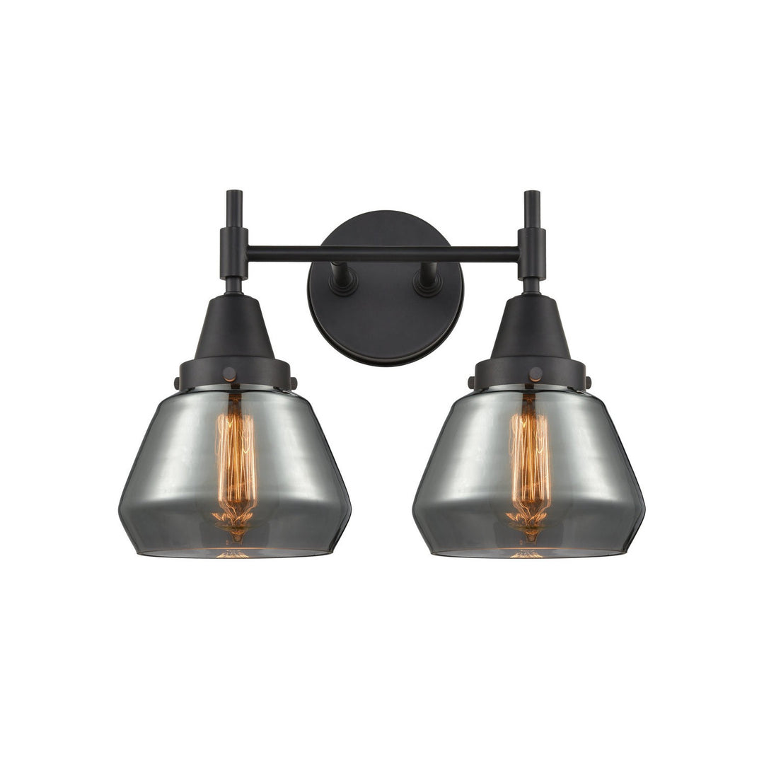 Innovations Caden 447-2W-BK-G173 Bath Vanity Light 16 in. wide - Matte Black