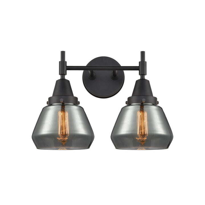 Innovations Caden 447-2W-BK-G173 Bath Vanity Light 16 in. wide - Matte Black
