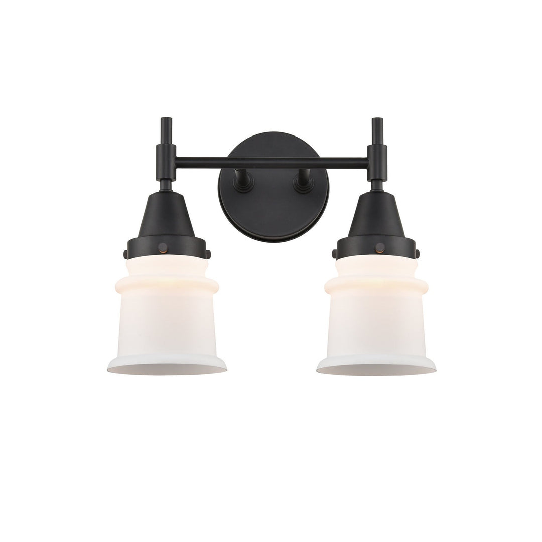 Innovations Caden 447-2W-BK-G181S-LED Bath Vanity Light 15 in. wide - Matte Black
