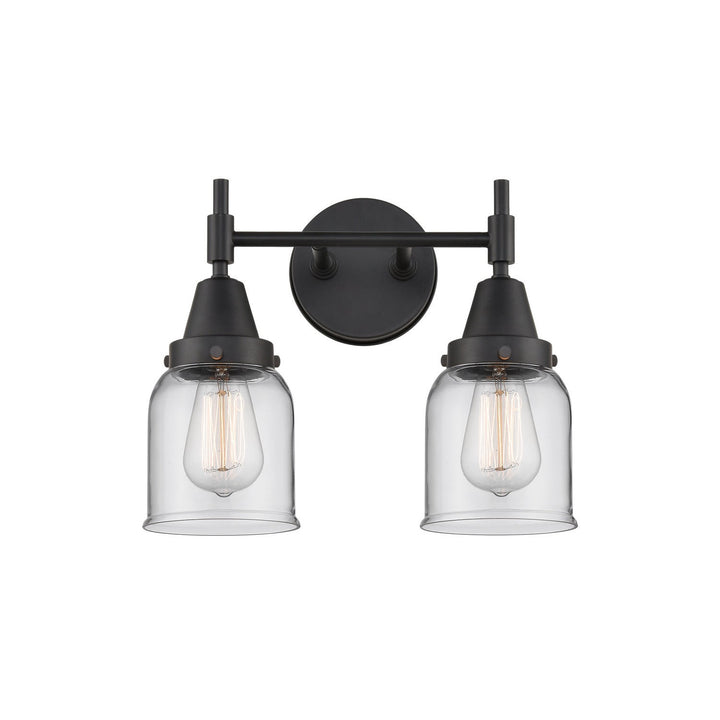 Innovations Caden 447-2W-BK-G52 Bath Vanity Light 14 in. wide - Matte Black