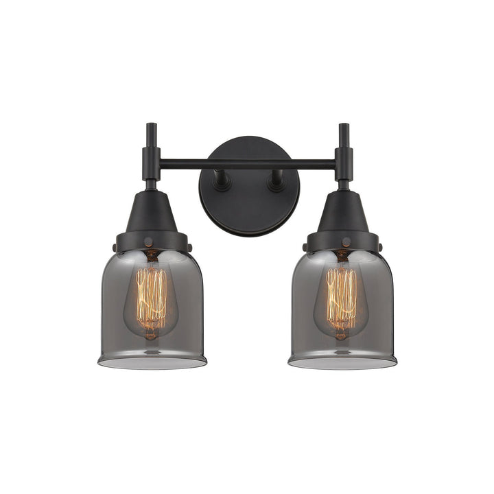 Innovations Caden 447-2W-BK-G53 Bath Vanity Light 14 in. wide - Matte Black