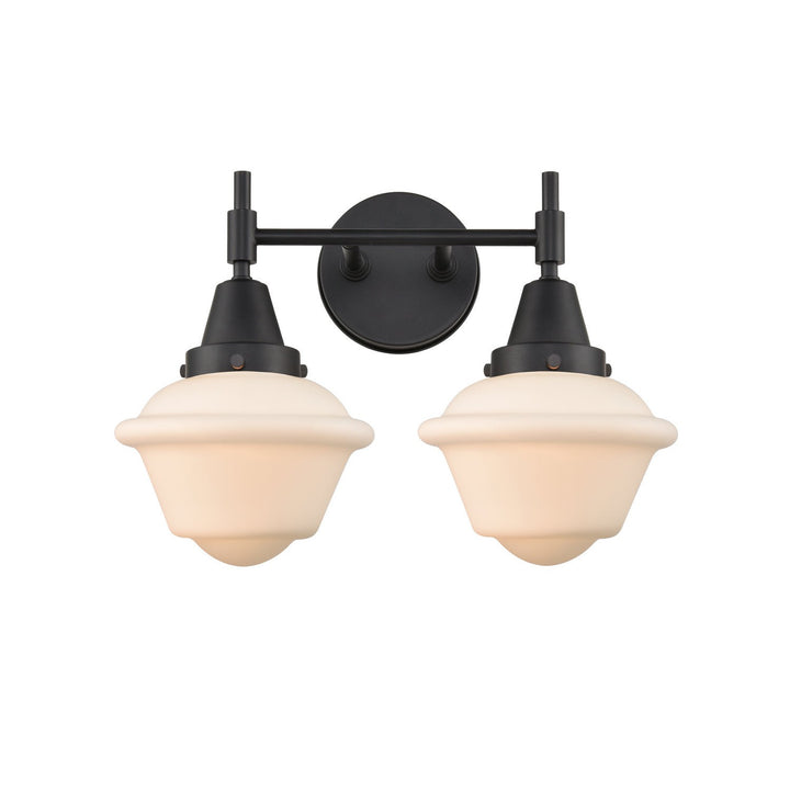 Innovations Caden 447-2W-BK-G531 Bath Vanity Light 17 in. wide - Matte Black