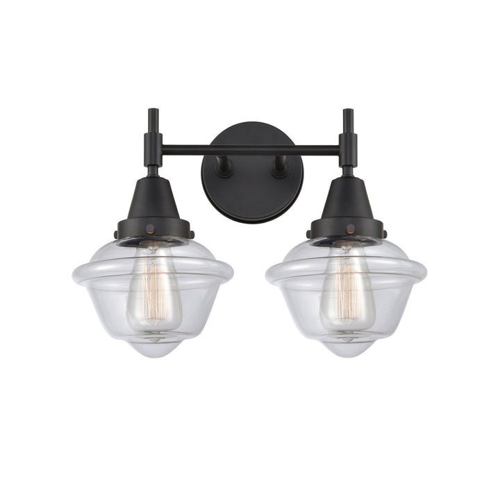 Innovations Caden 447-2W-BK-G532-LED Bath Vanity Light 17 in. wide - Matte Black