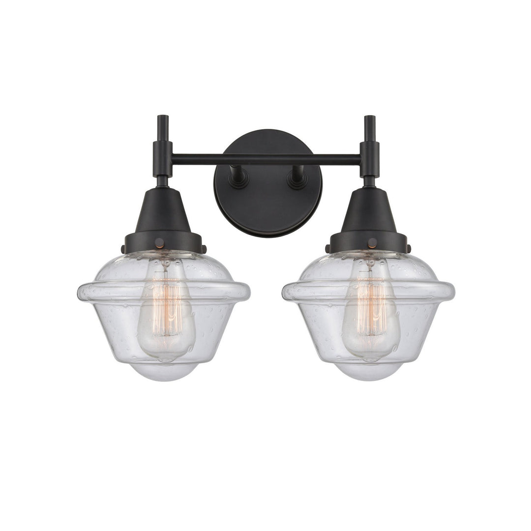 Innovations Caden 447-2W-BK-G534 Bath Vanity Light 17 in. wide - Matte Black