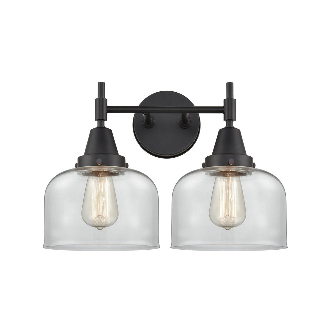 Innovations Caden 447-2W-BK-G72 Bath Vanity Light 17 in. wide - Matte Black
