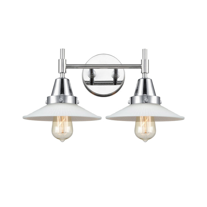 Innovations Caden 447-2W-PC-G1 Bath Vanity Light 18 in. wide - Polished Chrome