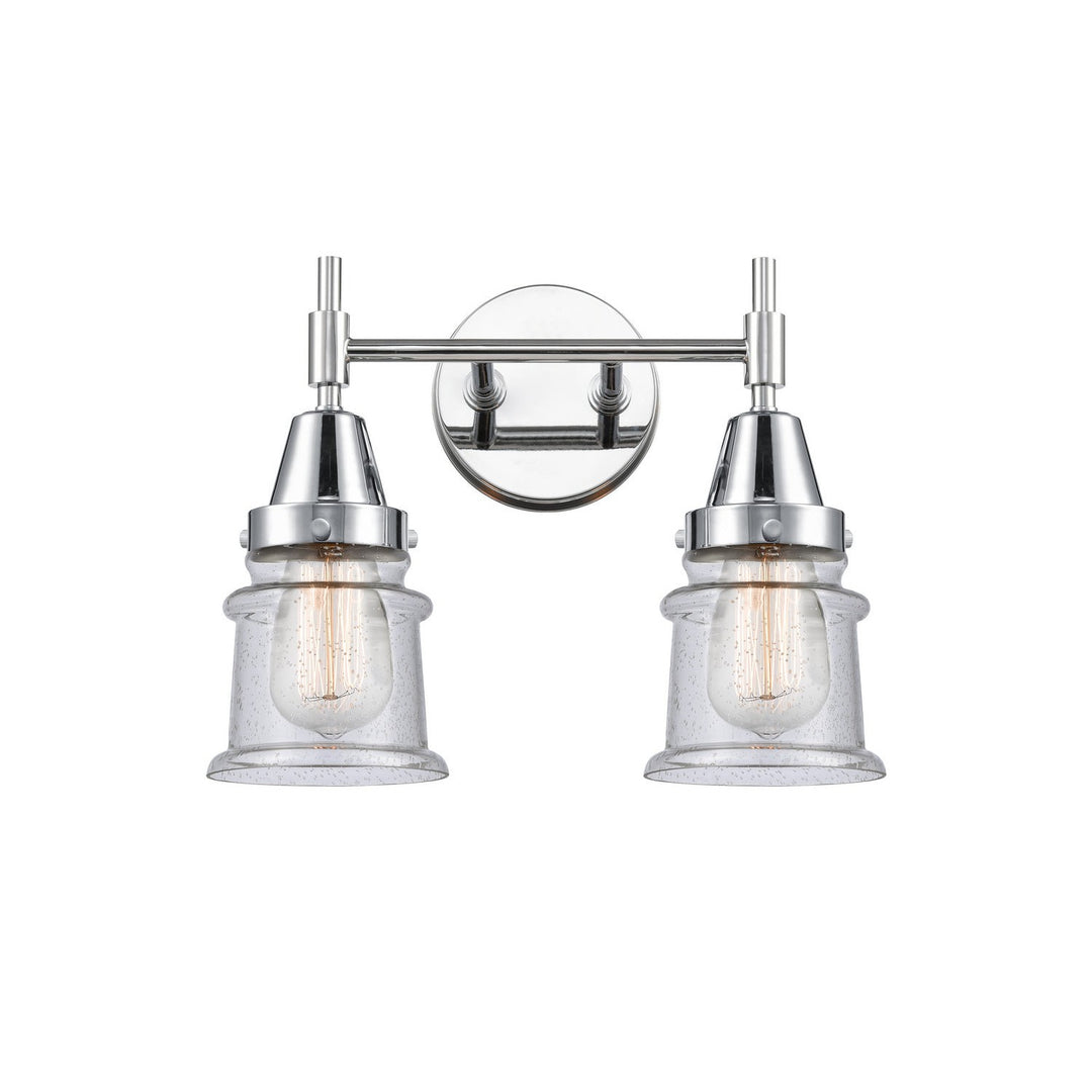 Innovations Caden 447-2W-PC-G184S Bath Vanity Light 15 in. wide - Polished Chrome