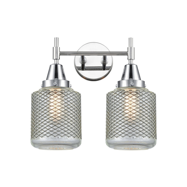 Innovations Caden 447-2W-PC-G262 Bath Vanity Light 15 in. wide - Polished Chrome