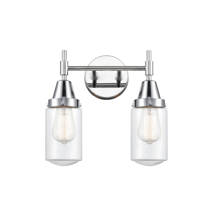 Innovations Caden 447-2W-PC-G312 Bath Vanity Light 14 in. wide - Polished Chrome