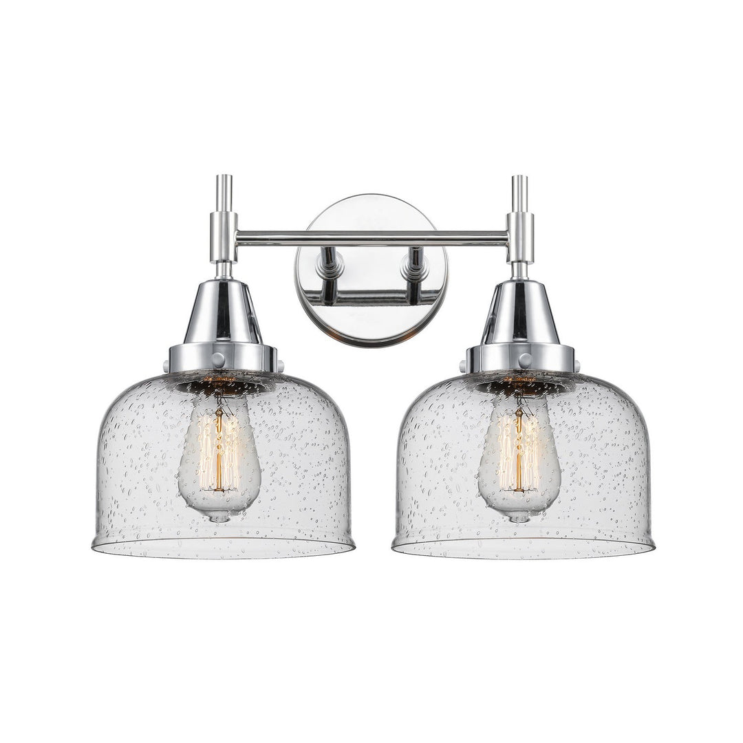 Innovations Caden 447-2W-PC-G74 Bath Vanity Light 17 in. wide - Polished Chrome