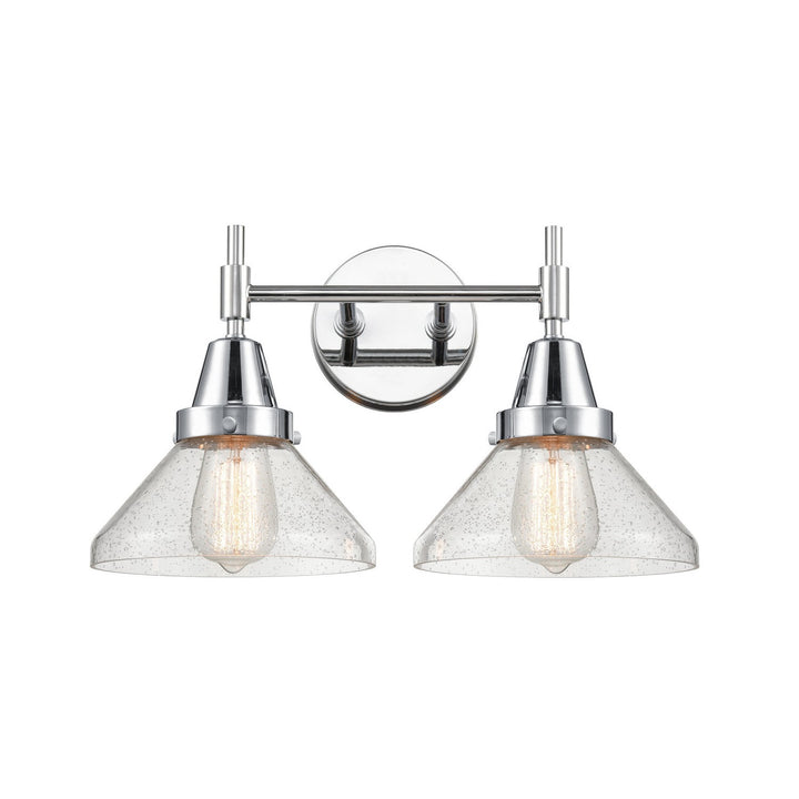 Innovations Caden 447-2W-PC-SDY-LED Bath Vanity Light 17 in. wide - Polished Chrome