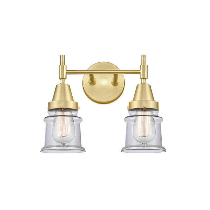 Innovations 447-2W-SB-G182S Bath Vanity Light 15 in. wide - Satin Brass
