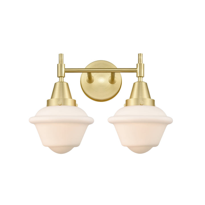 Innovations 447-2W-SB-G531-LED Bath Vanity Light 17 in. wide - Satin Brass