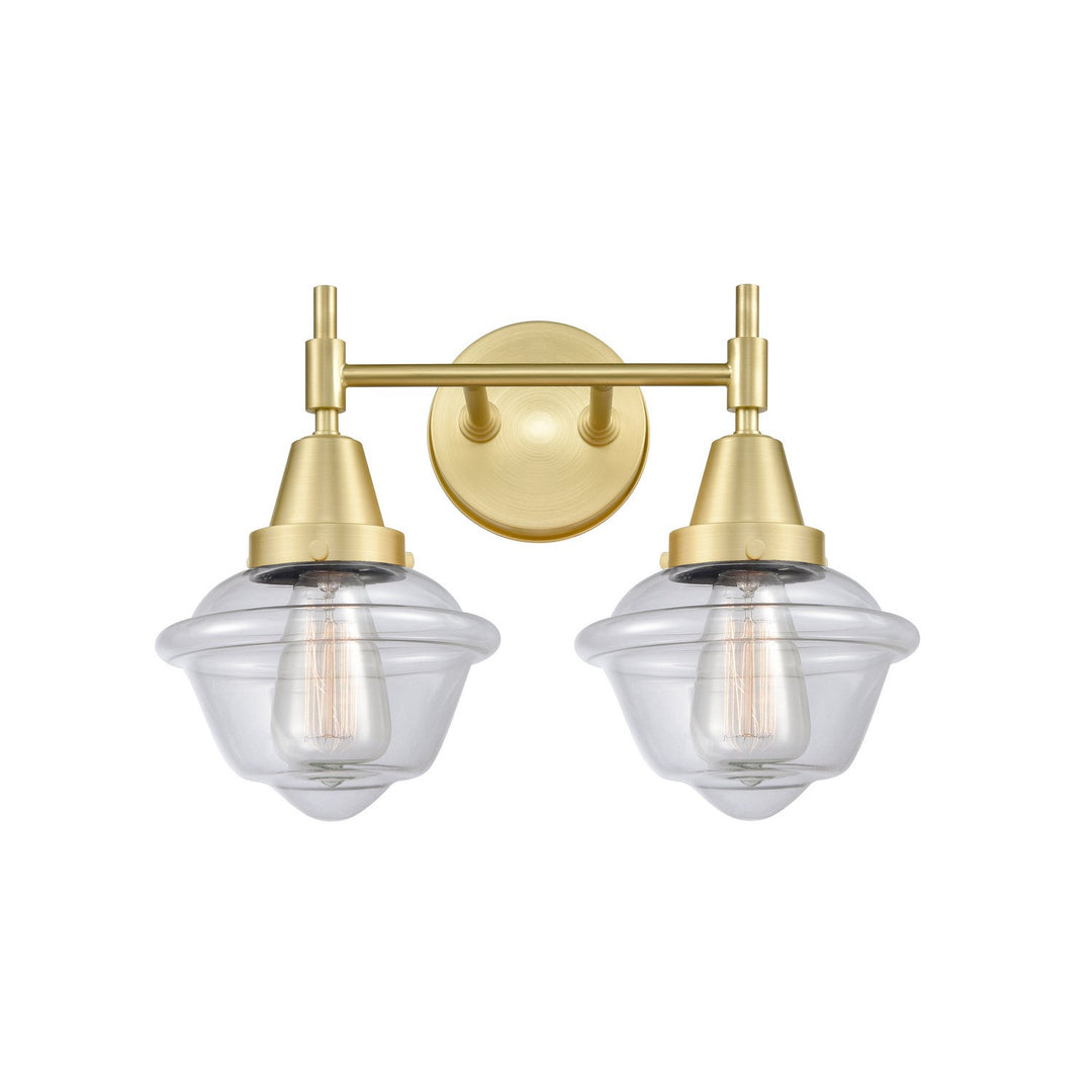 Innovations 447-2W-SB-G532 Bath Vanity Light 17 in. wide - Satin Brass
