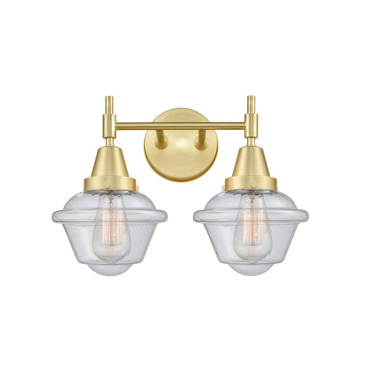 Innovations 447-2W-SB-G534-LED Bath Vanity Light 17 in. wide - Satin Brass
