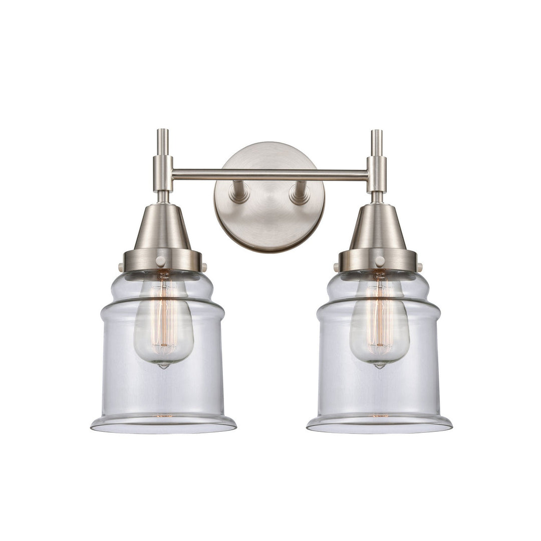 Innovations Caden 447-2W-SN-G182 Bath Vanity Light 15 in. wide - Satin Nickel