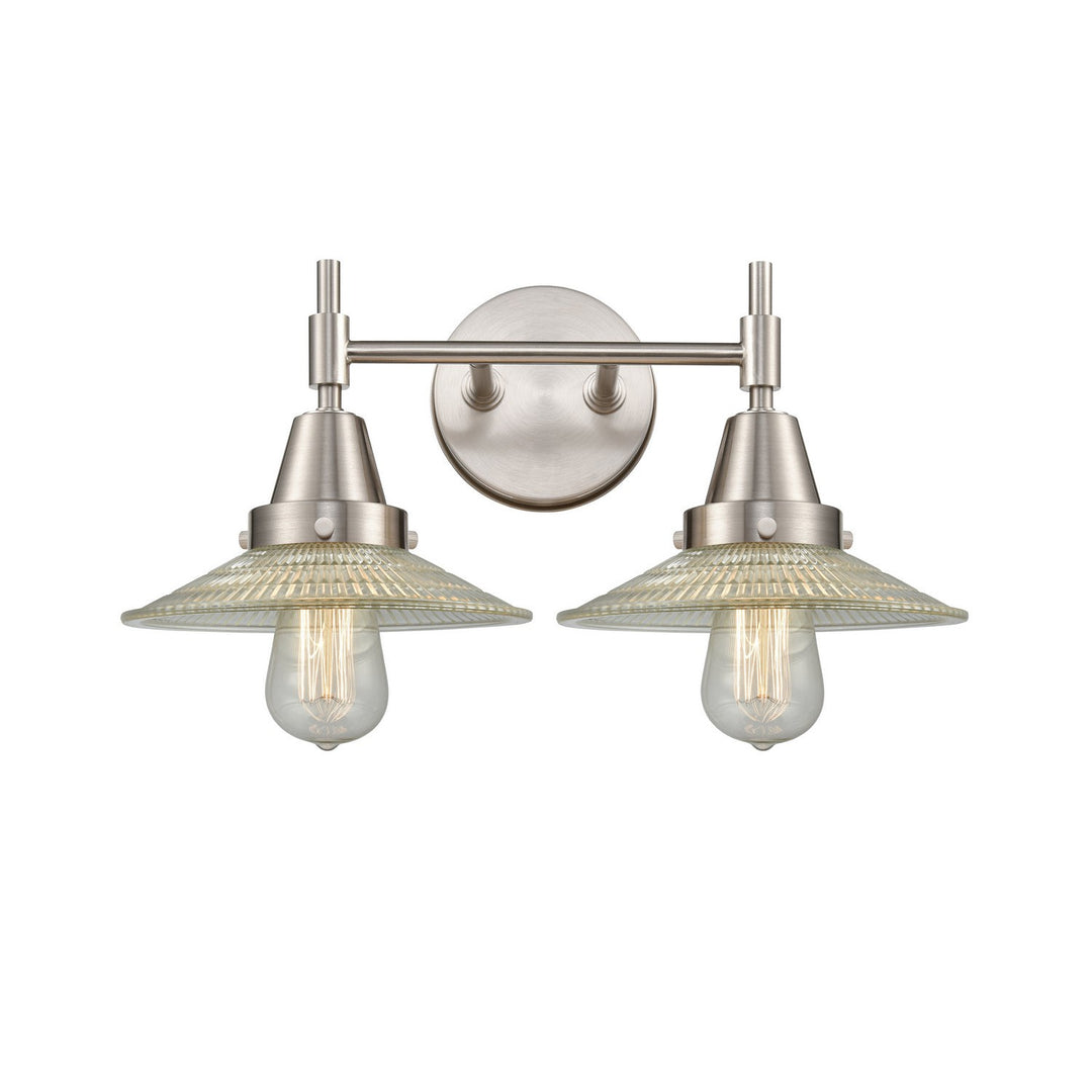 Innovations Caden 447-2W-SN-G2 Bath Vanity Light 18 in. wide - Satin Nickel